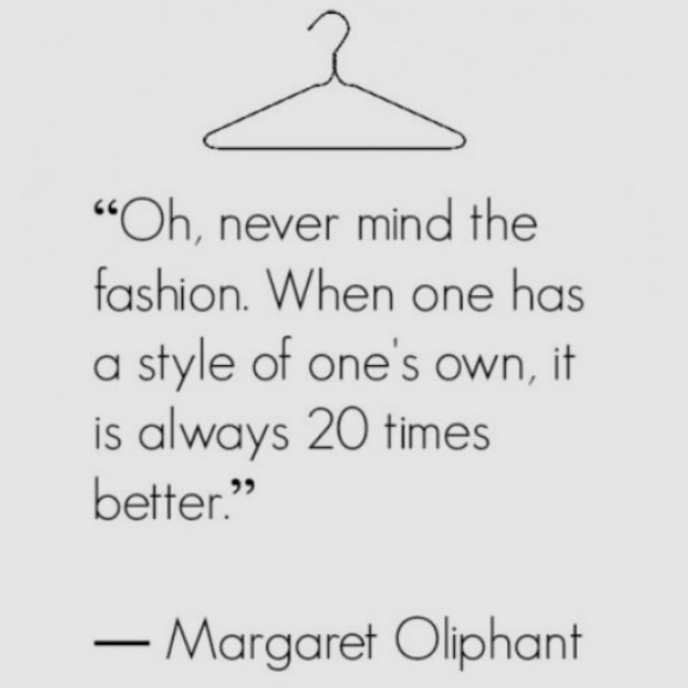 Stay true to your own unique style.